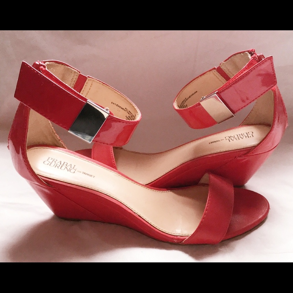 Prabal Gurung Target Red Wedge